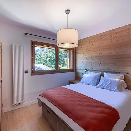 Daire Appartement Chic Alpin De 100M² Avec Balcon Et Garage, Proche Centre Megeve - Fr-1-569-100 *