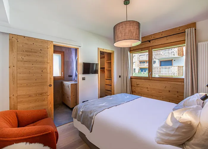 Appartement Chic Alpin De 100M² Avec Balcon Et Garage, Proche Centre Megeve - Fr-1-569-100 Apartment *