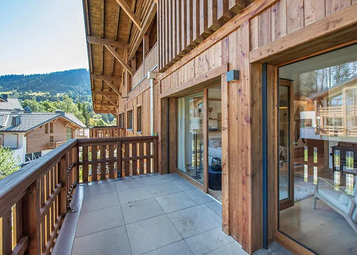 Apartment Appartement Chic Alpin De 100M² Avec Balcon Et Garage, Proche Centre Megeve - Fr-1-569-100 *