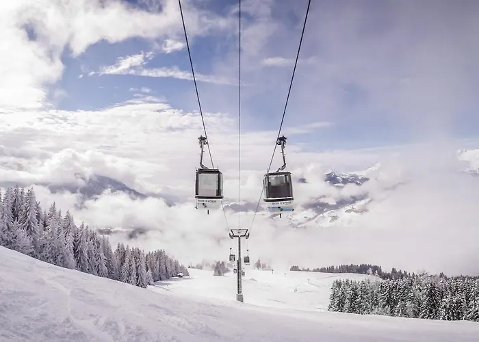 Appartement Chic Alpin De 100M² Avec Balcon Et Garage, Proche Centre Megeve - Fr-1-569-100 Megeve