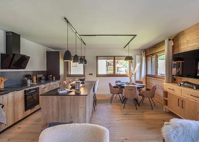 Chic Alpin De 100m² Avec Balcon Et Garage, Proche Centre - Fr-1-569-100 Apartment Megeve